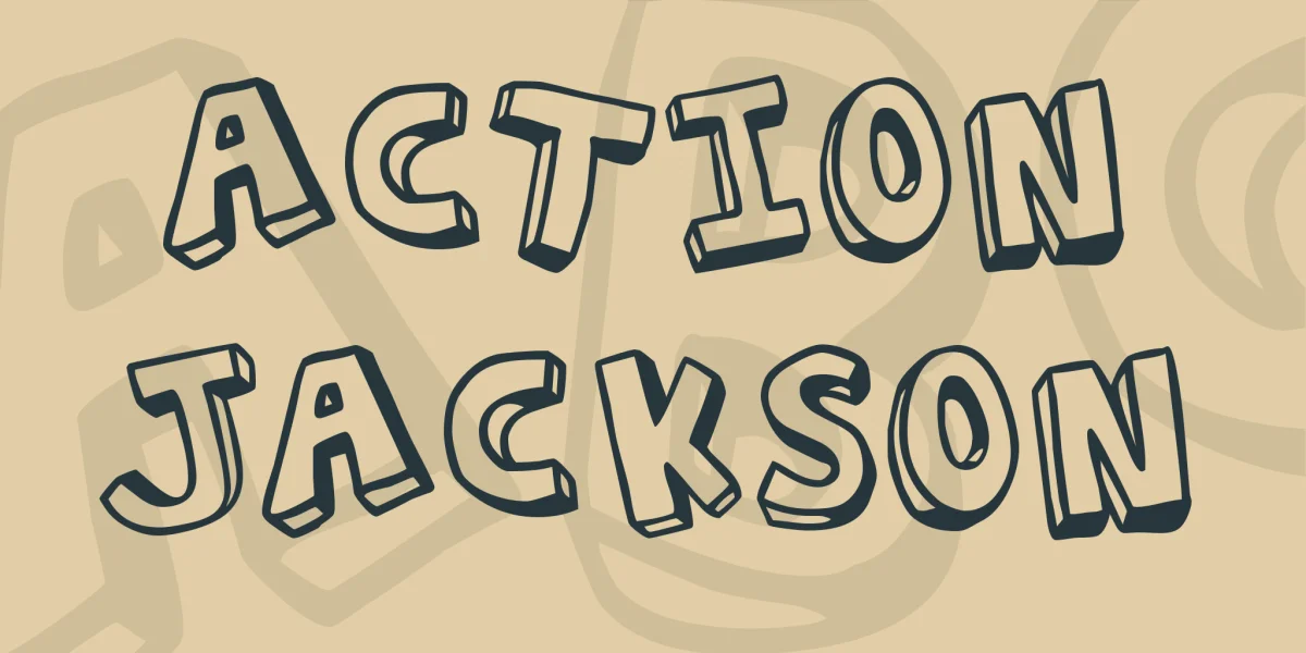 Action Jackson Font