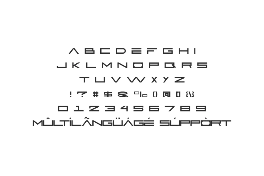 Active Space Demo Font Family preview 5