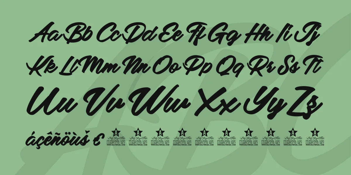 Adalgisa Personal Use Font preview 5