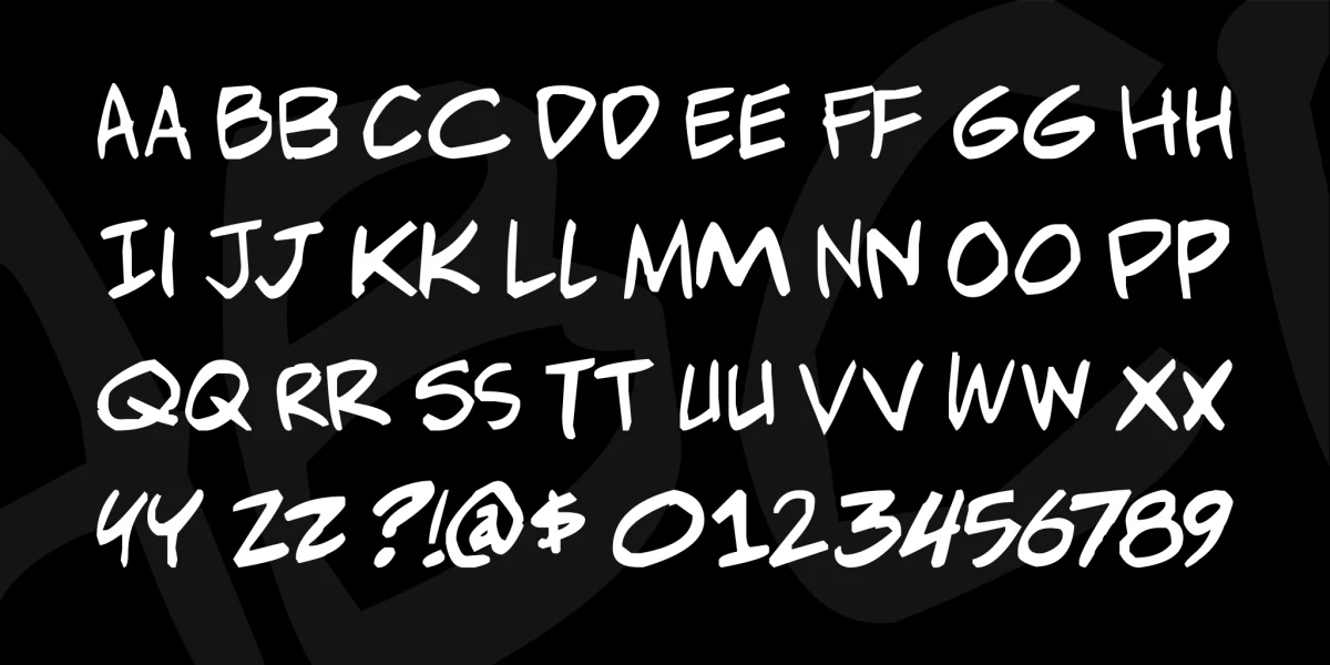 Adam Warren pro Font Family preview 5