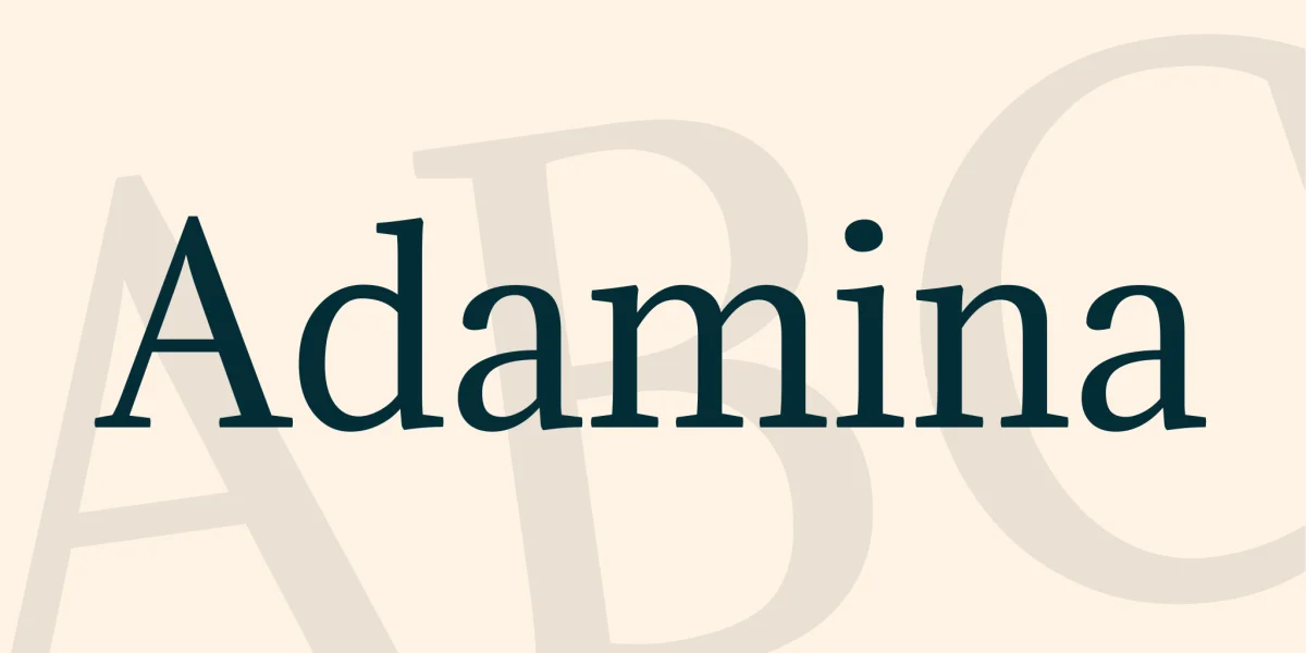 Adamina Font