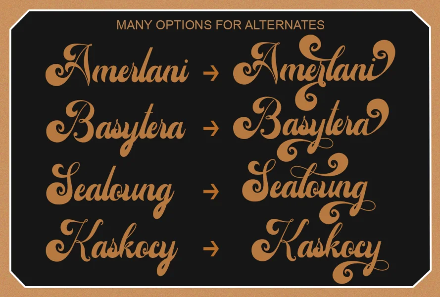 Adaniya Font preview 4