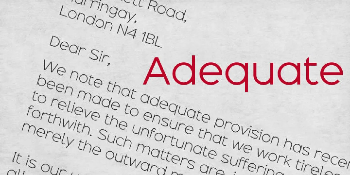 Adequate Font