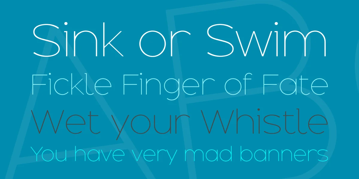 Adequate Font preview 2