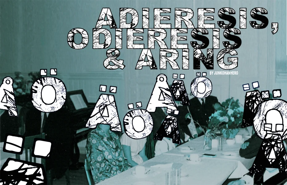 Adieresis, Odieresis & Aring Font Family