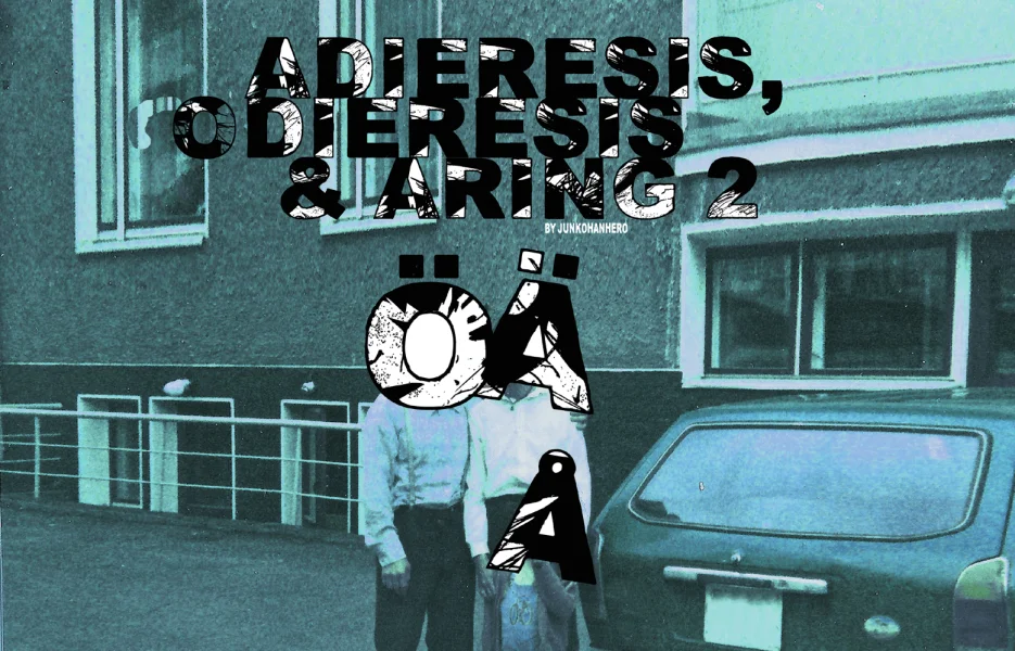Adieresis, Odieresis & Aring Font Family preview 4