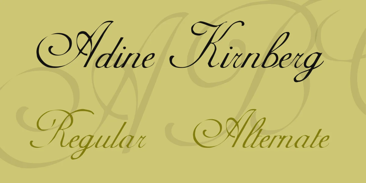 Adine Kirnberg Font Family