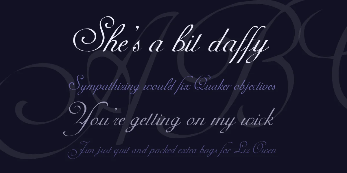 Adine Kirnberg Font Family preview 2