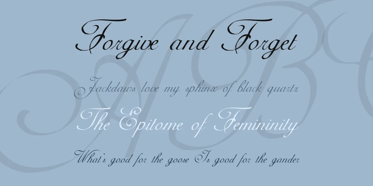AdineKirnberg-Script Font preview 2
