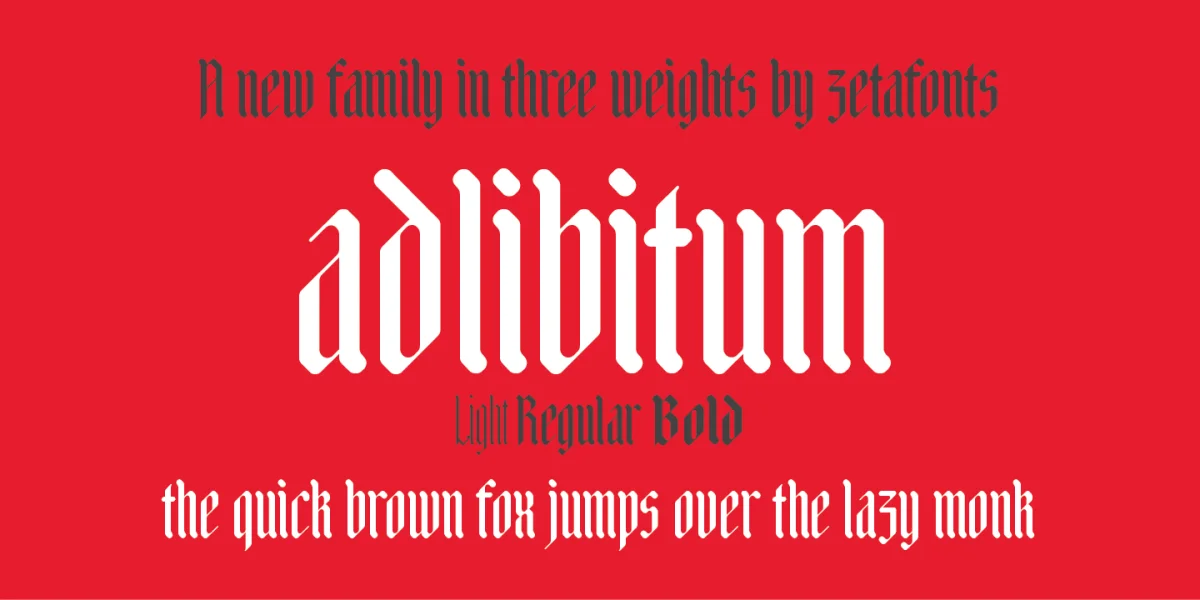 Adlibitum Font Family