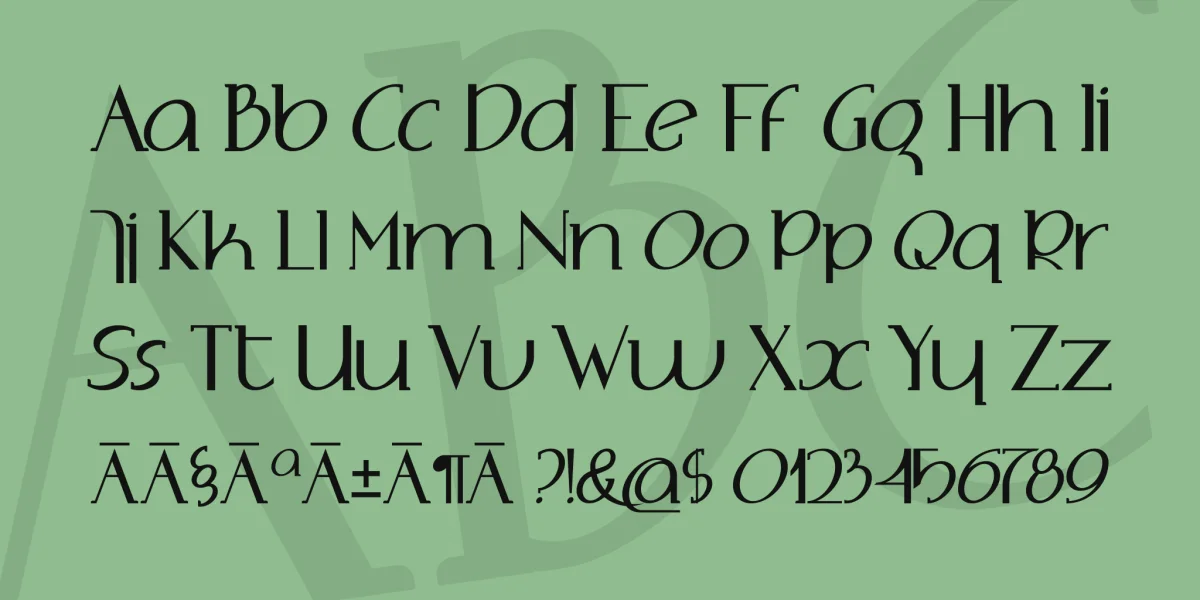 Adolphus Serif Font preview 4