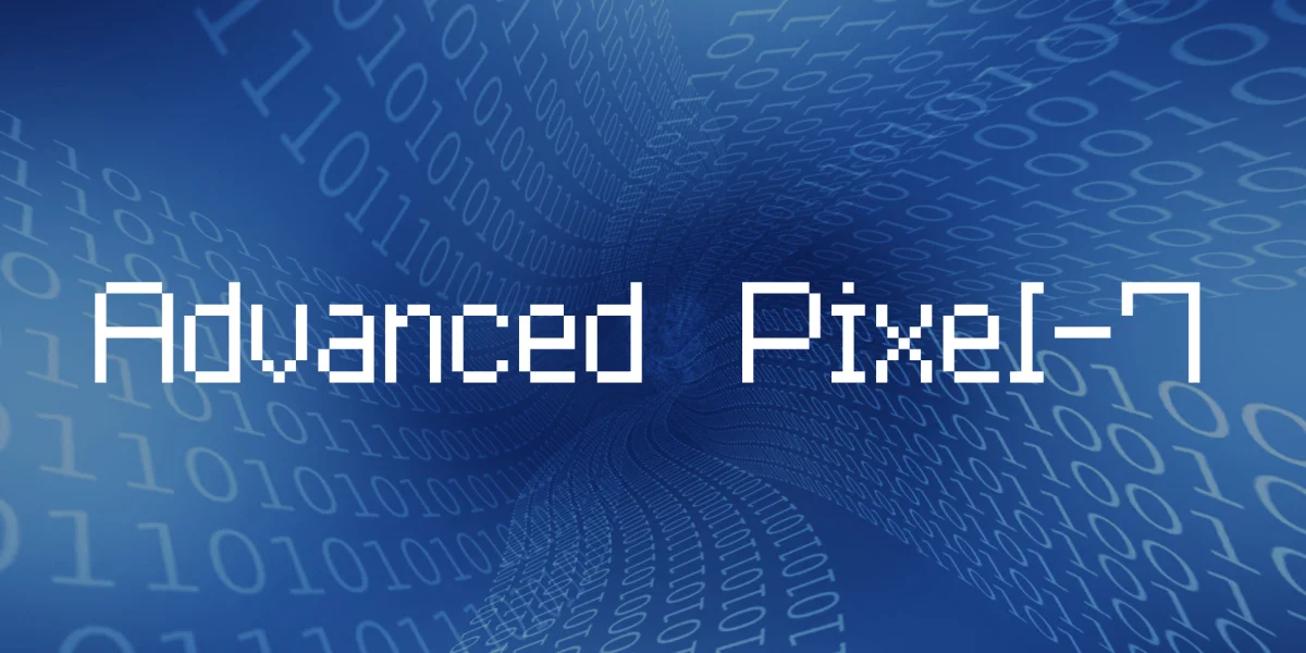 Advanced Pixel-7 Font