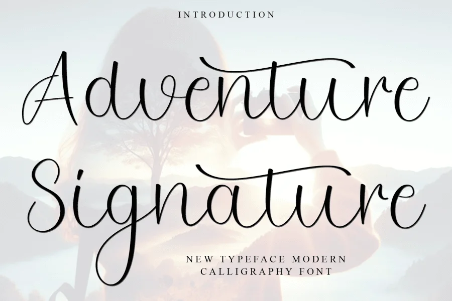 Adventure Signature Font