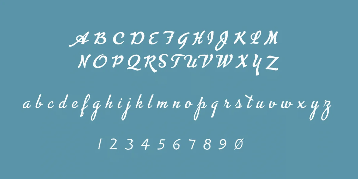 Advertising Script Font Family preview 6