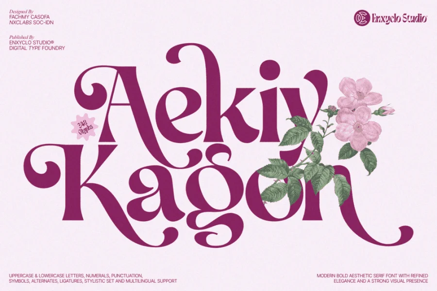 Aekiy Kagon Font