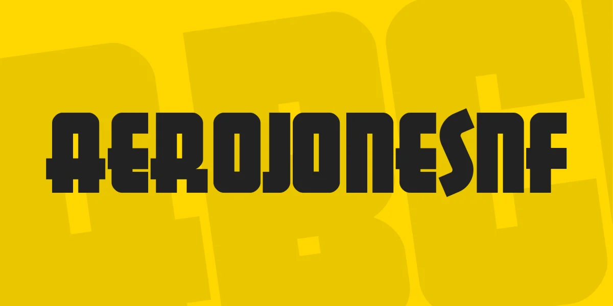 AerojonesNF Font