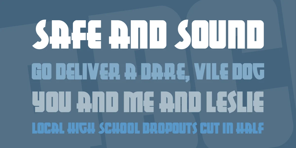 AerojonesNF Font preview 3