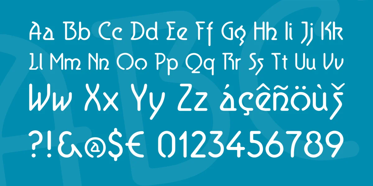 Aerolite Font Family preview 4