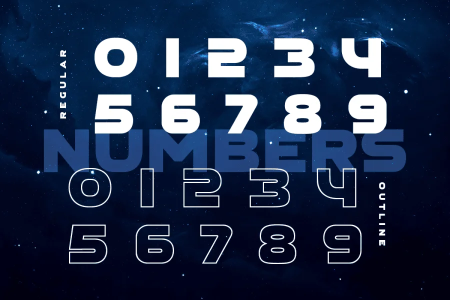 Aerospace Font preview 17