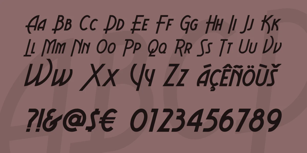 Aerovias Brasil NF Font preview 4