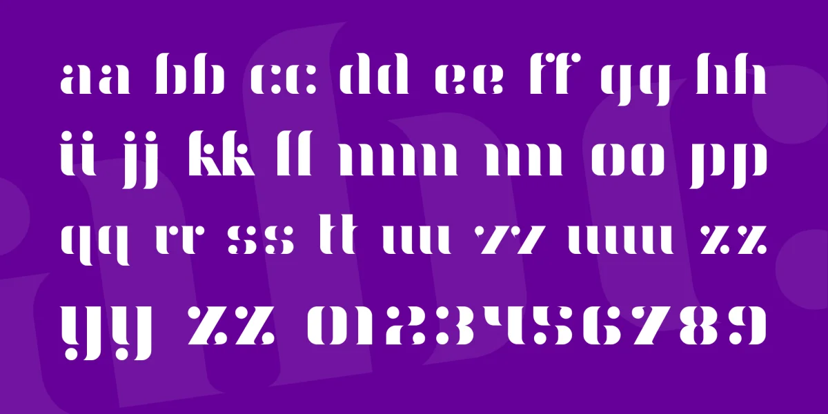 Aery Font preview 3