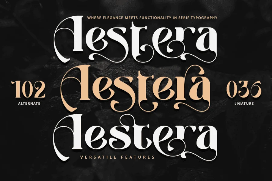 Aestera - Personal use Font