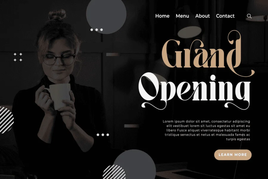 Aestera - Personal use Font preview 2