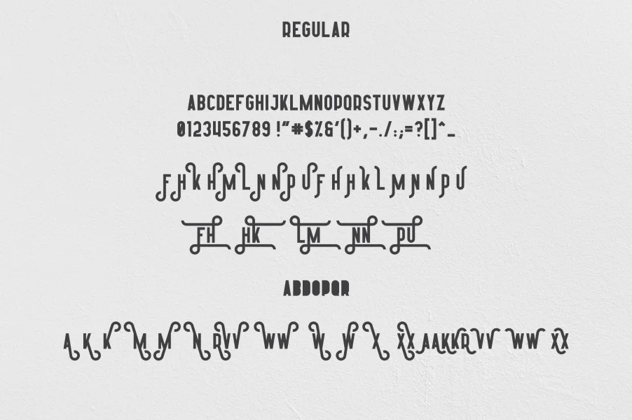 Afterclap Font preview 7