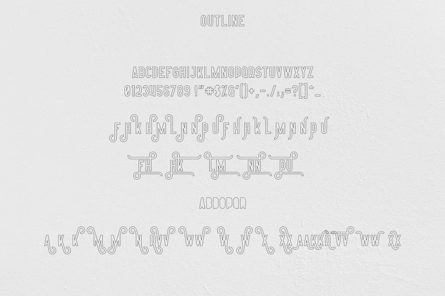 Afterclap Font preview 8
