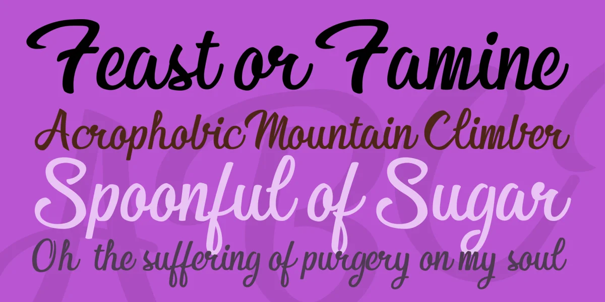 Afternoon in Stereo Personal Us Font preview 2