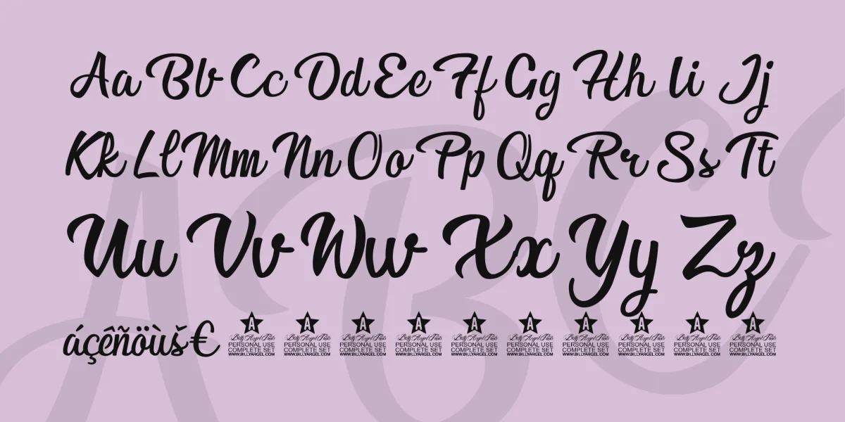 Afternoon in Stereo Personal Us Font preview 4