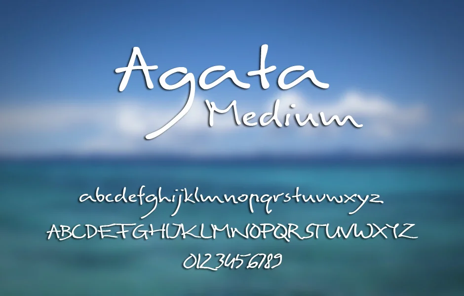 Agata Font Family preview 2