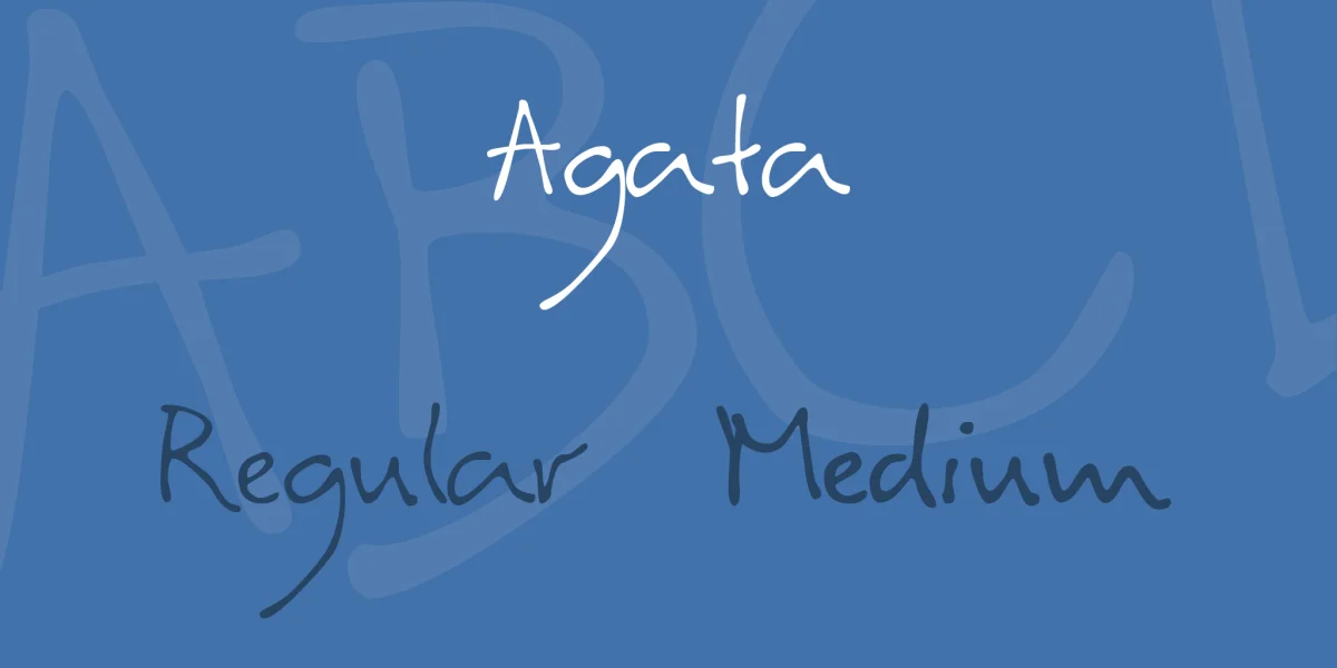 Agata Font Family preview 3