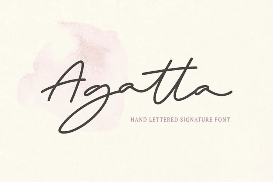 Agatta Font preview 7