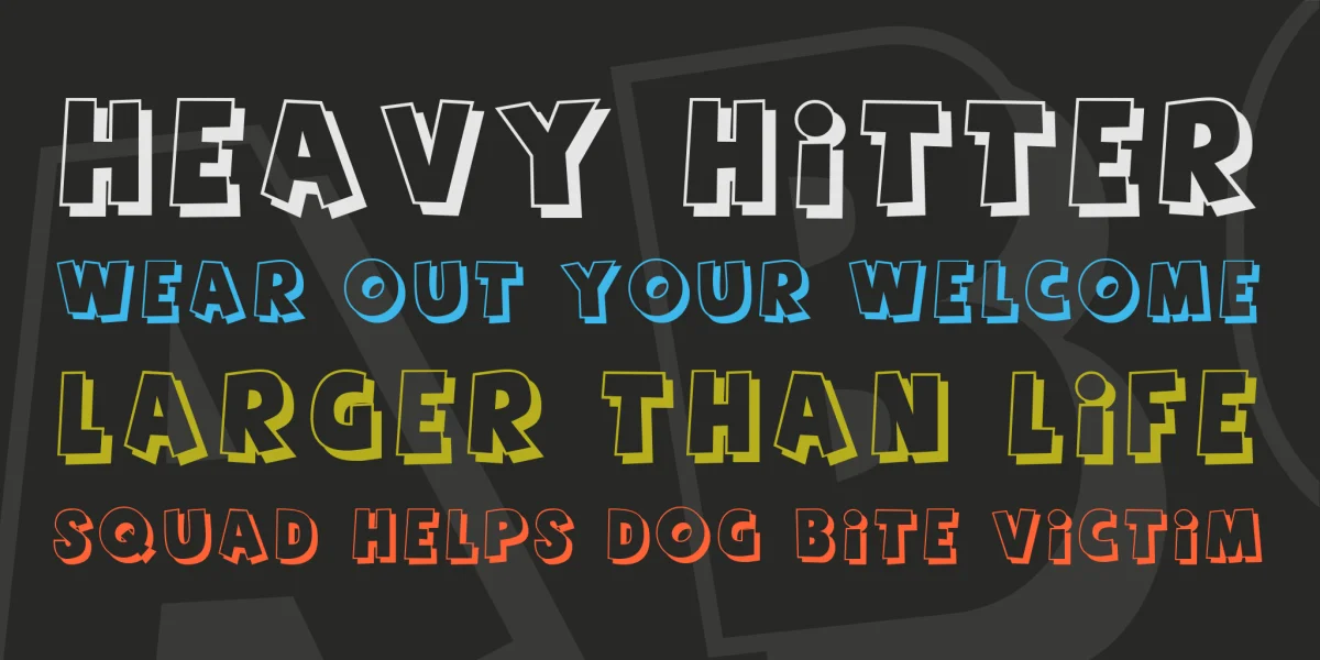 Agent Red Font preview 2
