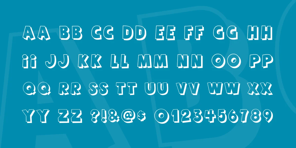Agent Red Font preview 3