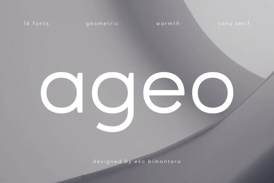 Ageo Personal Use Font Family