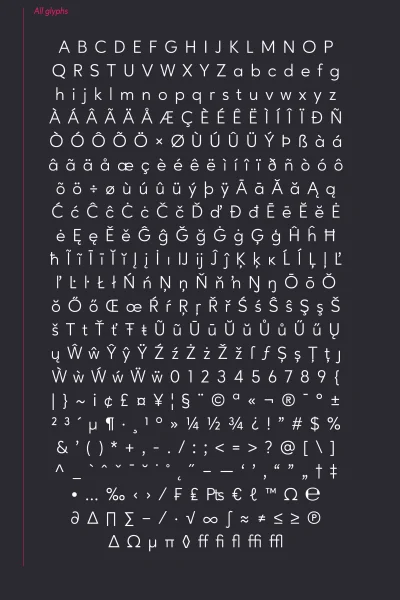 Ageo Personal Use Font Family preview 12