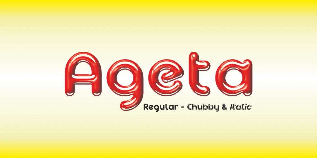 Ageta Chubby Demo Font Family
