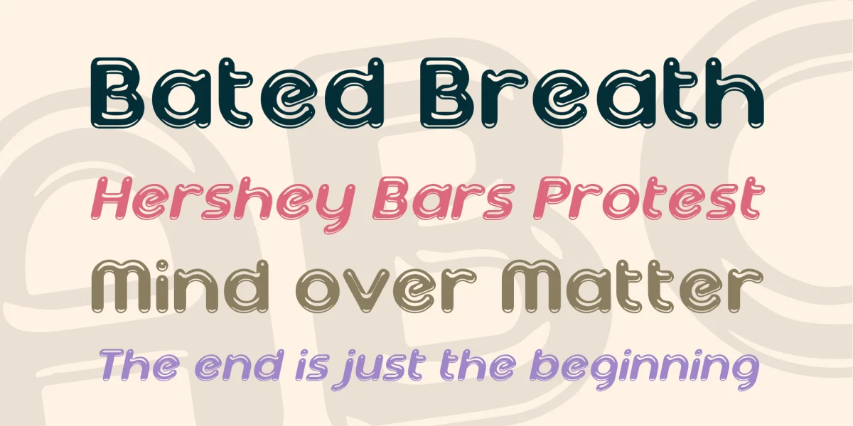 Ageta Chubby Demo Font Family preview 3