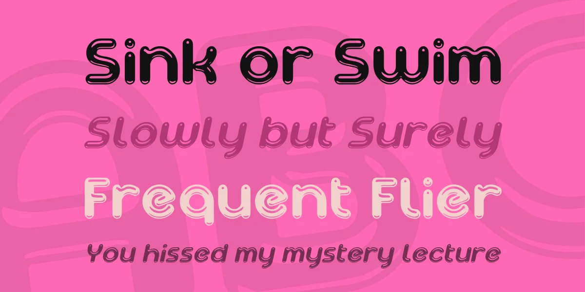 Ageta Chubby Demo Font Family preview 6
