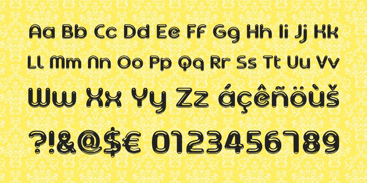 Ageta Chubby Demo Font Family preview 7