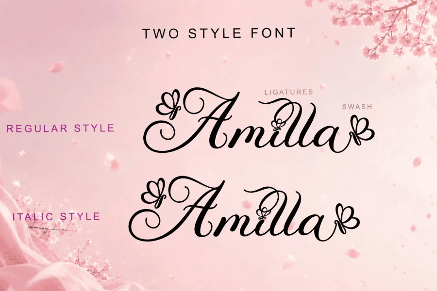 Agetya Butterfly Demo Font Family preview 6