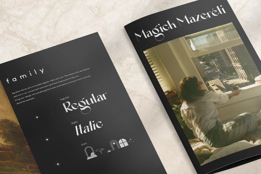 Agraham Font preview 3