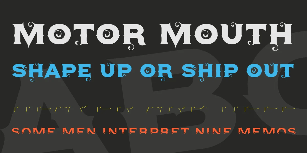 Agreloy Font Family preview 2