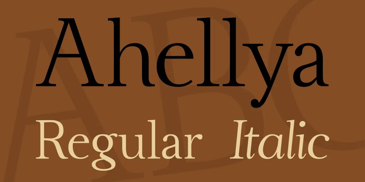 Ahellya Font Family