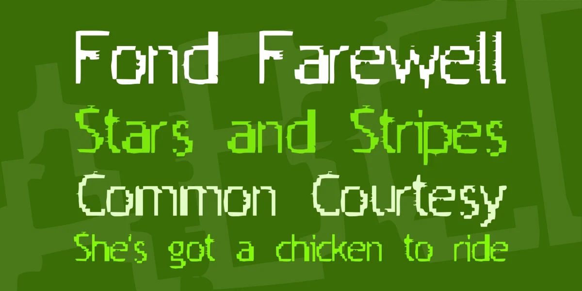Aileenation Font preview 2