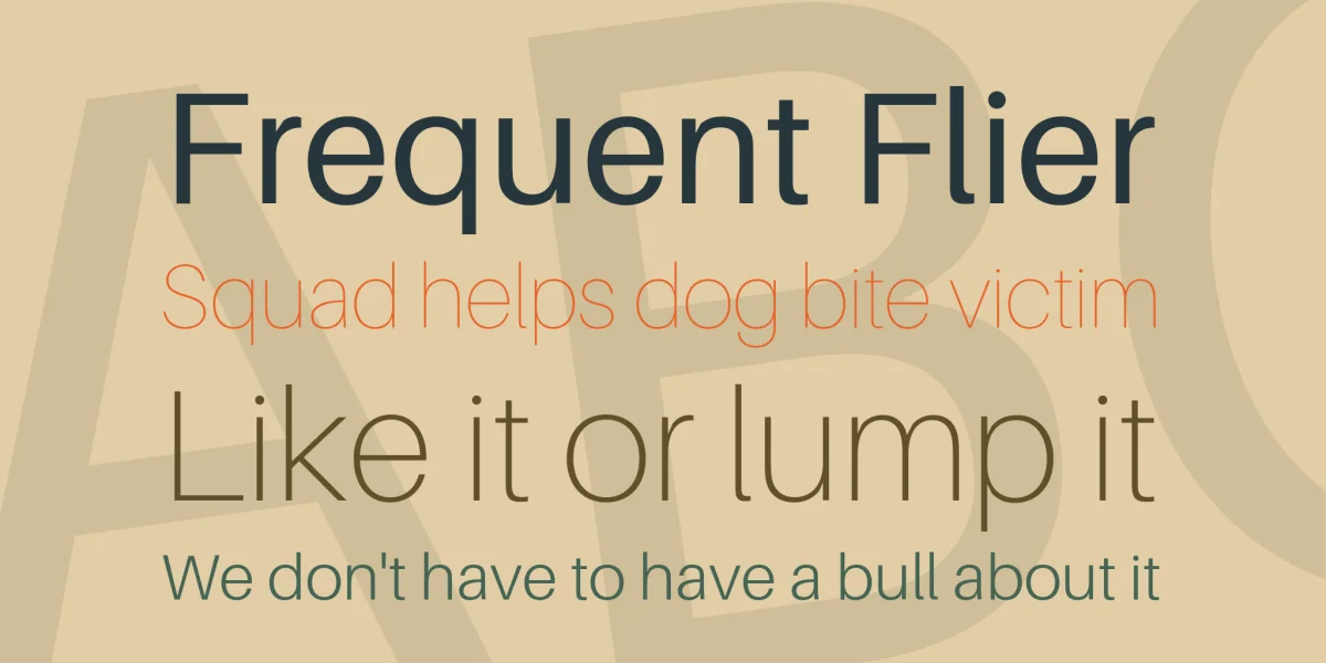 Aileron Font Family preview 5