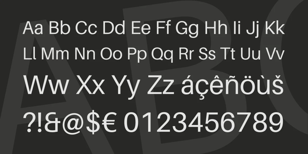 Aileron Font Family preview 7
