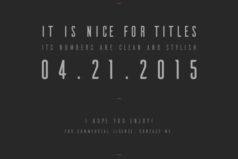 Ailerons Font preview 3